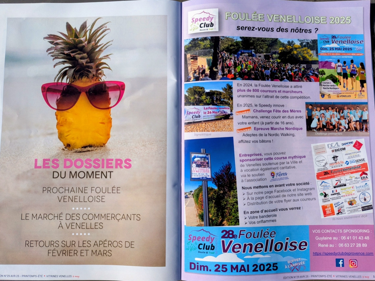 Pub Speedy sur VV Mag