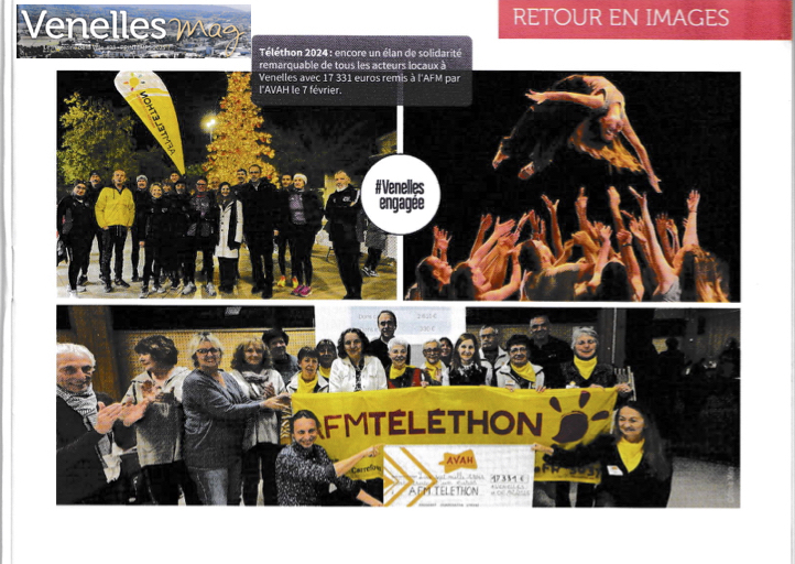 Venelles Mag printemps Retour sur Téléthon